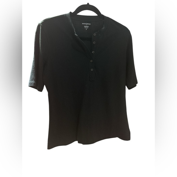 Banana Republic Tops - Banana Republic Black Button Down Shirt